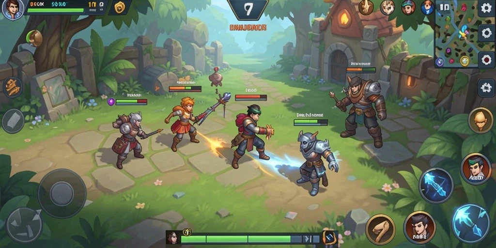 Gambar menunjukkan fitur multiplayer saat bermain dengan teman.