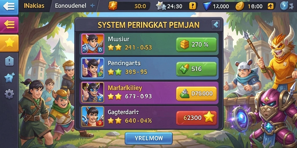 Screenshot memperlihatkan interaksi multiplayer antara pemain.