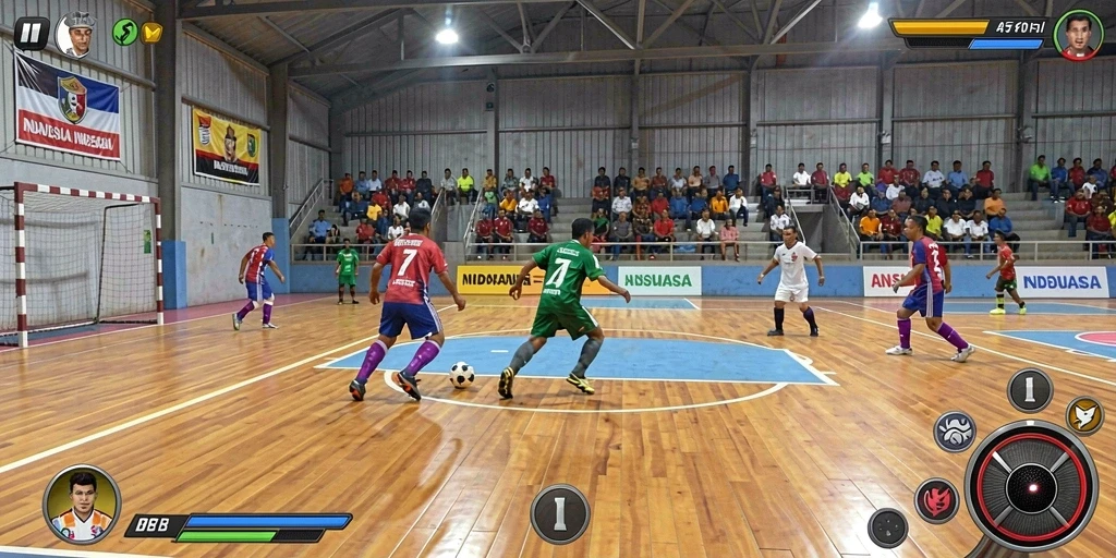 Adegan menegangkan dari level baru yang penuh tantangan.