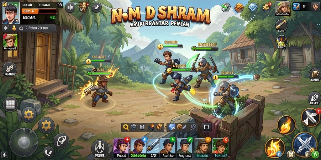 Level yang menantang dan penuh petualangan.