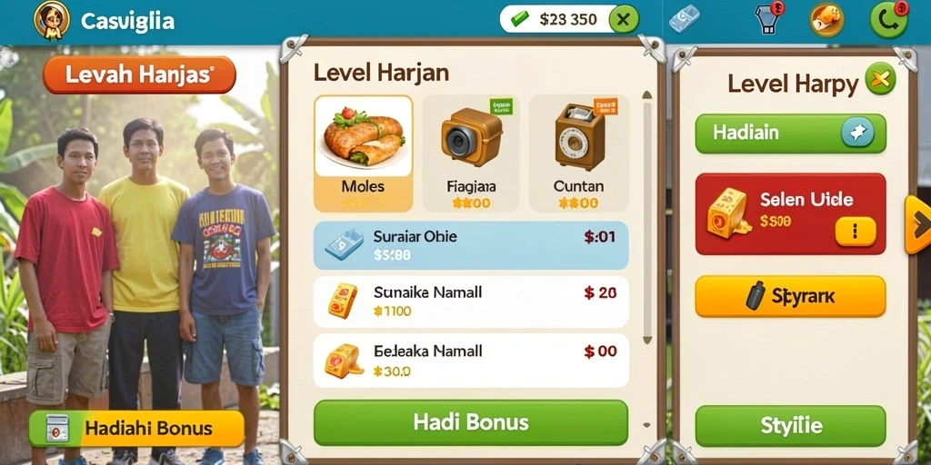 Fitur bonus yang menguntungkan dengan peluang besar.