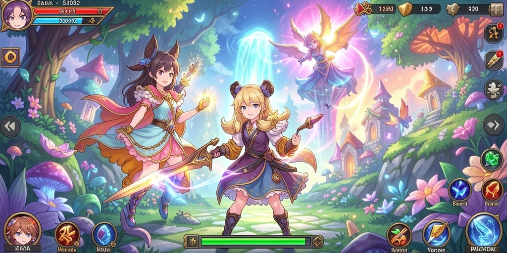 Screenshot ini menunjukkan mode multiplayer dengan pemain lain.