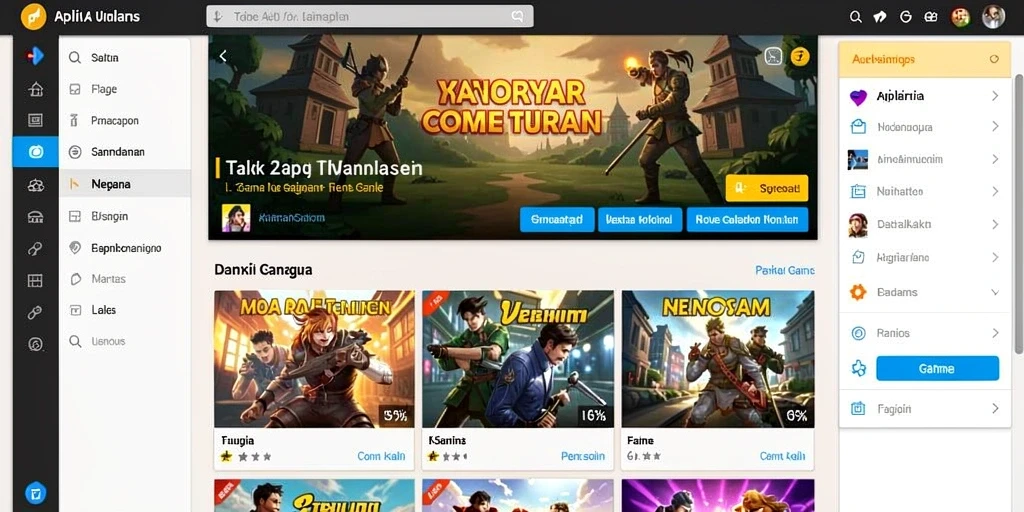 Koleksi hadiah menarik dari permainan.